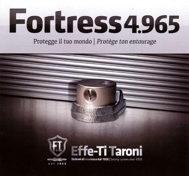 Sabot antivol FT TARONI FORTERESSE pour rideau metallique
