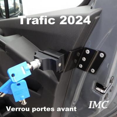 Serrure interieure à clé pour porte avant du camping-car TRAFIC Renault a partir de 2024, IMC 2390 (2 serrures)